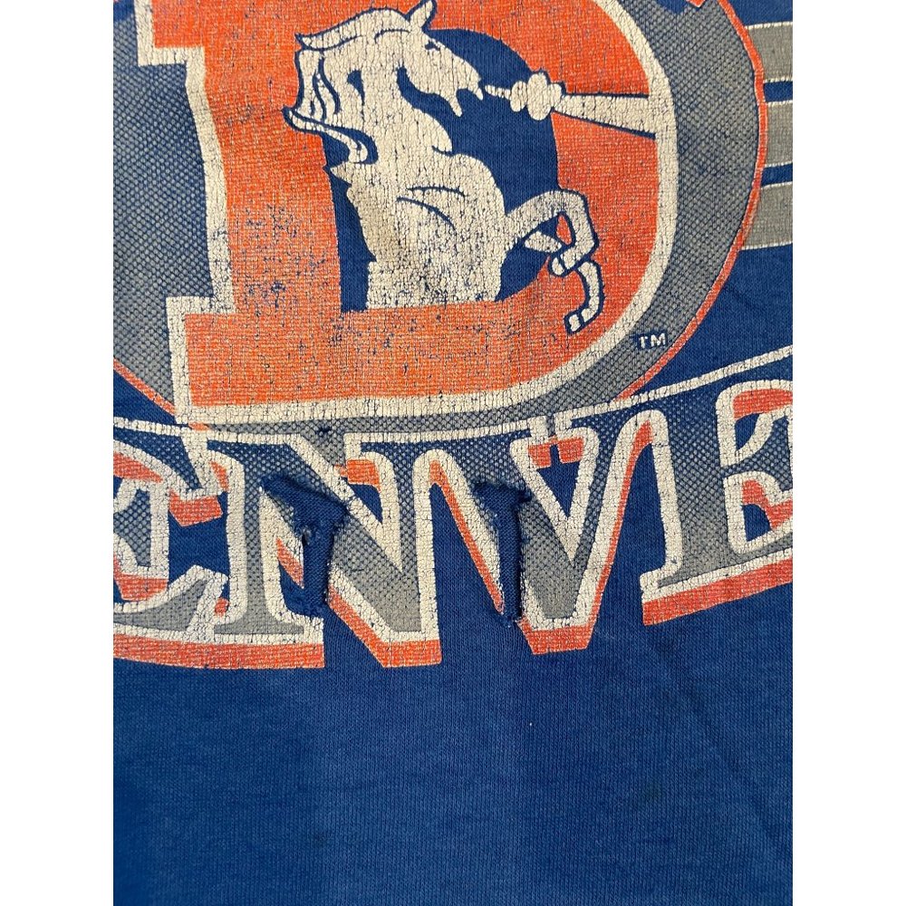 Vintage Rare 90s Denver Broncos T Shirt NFL 1994 Graphic Football - Picture 3 of 4